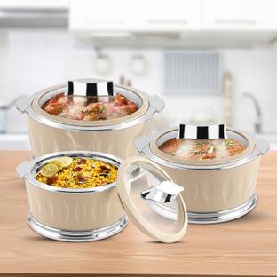 JAYPEE Dazzle (2000+1500+1000)ML Pack of 3 Thermoware Casserole Set
