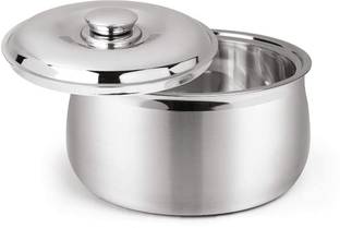 OMiFY StainlessSteel Double Walled Casserole Insulated Thermal Serving Bowl Keep Food Thermoware Casserole