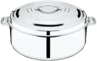 THANGAM Stainless Steel Hot Pot Curry Roti Chapati Rice Hot Box Pot with Lid Twist Lock Serve Casserole
