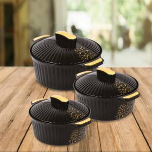 cello Pack of 3 Serve Casserole Set