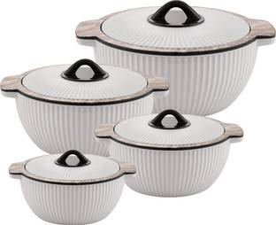 GALOOF Thermal Insulated Serving and Braising Casserole Thermoware Casserole / tureen Pack of 4 Thermoware Casserole