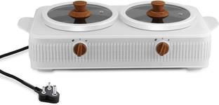 Jaypee Plus Cook Smart Dual Cooking Station with Non Stick Coating for Reheating & Cooking Cook and Serve Casserole Set