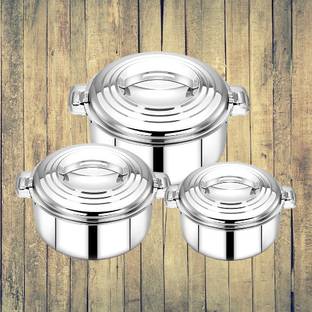 MITHALI Pack Of 3-16 Cookware Set