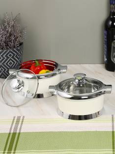 JAYPEE Jazz Twin Pack of 2 Thermoware Casserole Set