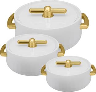 Selvel Global Pack of 3 Serve Casserole Set (1700 ml, 1200 ml, 600 ml) Pack of 3 Serve Casserole Set