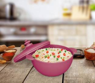 MILTON Micro Plastic , Maroon Serve Casserole