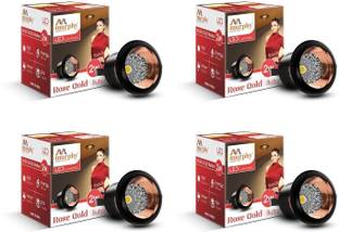 MURPHY 2W Rose Gold Finish Button LED Spot Lights | Pack of 4 | Warm White Spot Light Ceiling Lamp