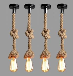jency innovates JUTE Lamp /Ceiling Light to décor your Home /Restaurant and Home Decor Pendants Ceiling Lamp
