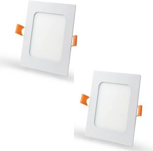 BALRAMA 2pc Ceelite 15-Watt Square Panel LED White Light Led Panel Light Conceal POP Ceiling Light Ceiling Lamp