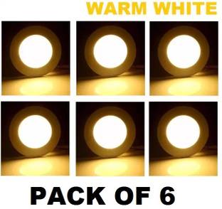 Brightstar BrightStar 7 Watt Pack of 6 Warm White Ceiling Light / Conceal Light / Downlight Recessed Ceiling Lamp