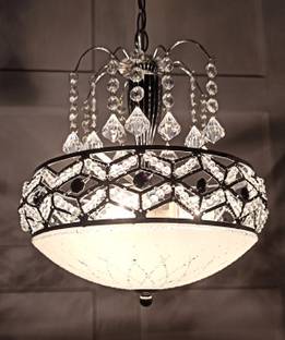 Shri Mahal Antiques Crystal Big Size Jhumar Ceiling Light For Living Room/Hall/Bed Room Ceiling Light Ceiling Lamp