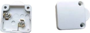 OTSLights White Push Button Wardrobe ON/Off Cabinet Door Light Control Switch (Pack of 2) Recessed Ceiling Lamp