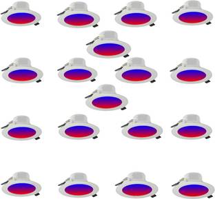 NEW INDIA LIGHTING Led joy Concealed Light 3 Color 18 pieces (red blue pink) Recessed Ceiling Light Ceiling Lamp