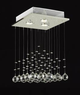 Crysta World Home Decorative Crystal Lightning Fixture Ceiling Light chandelier home décor 968710 WHITE LIGHT Chandelier Ceiling Lamp