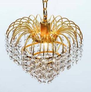 Shri Mahal Antiques LED Crystal Small Size Jhumar Ceiling Light For Living Room/Hall/Bed Room etc. Chandelier Ceiling Lamp