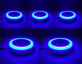 HBX LED Wall/Ceiling Surface Light 6 Watt (3+3) Dual 3D Light Color BLUE+White, 5 Surface Ceiling Light Ceiling Lamp