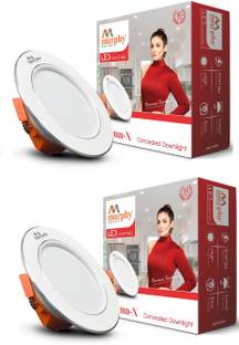 MURPHY LED 9W CROMA Concealed box down light (Cool White , Pack of 2) Recessed Ceiling Lamp