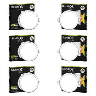 Sturlite Dex 15W Round LED Downlight - (Pack of 6) Ceiling Light Ceiling Lamp