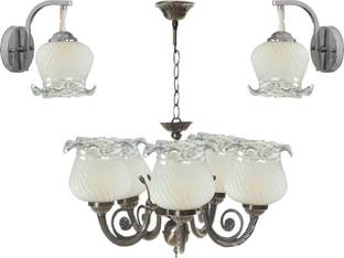 VAGalleryKing Matching Glass Wall Light With Chandelier Combo Pack In Home Décor Light Chandelier Ceiling Lamp