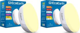 ECOEARTH UNO |10W| LED Surface Down Light| Warm White |Pack of 2 Recessed Ceiling Lamp