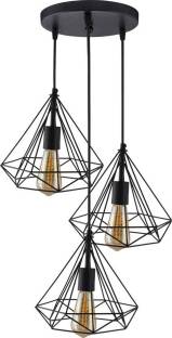Brightlyt 3 Lights Diamond Hanging Chandelier Chandelier (Without Bulb) Chandelier Ceiling Lamp