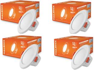HALONIX Kornet Max 5.5W Downlighter white 75mm Cut out Pack 4 Ceiling Light Ceiling Lamp