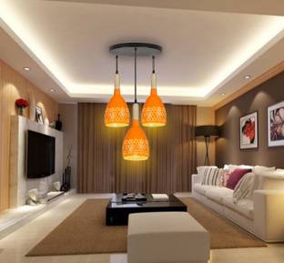KINIS KIN-ORANGE STAR ROUND THAALI Cluster Pendant Light/ Cluster Ceiling Light Chandelier Ceiling Lamp
