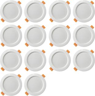 MVL 10-Watt LED Ceiling Conceal Panel Down Light White Round Pack of 14 Ceiling Light Ceiling Lamp