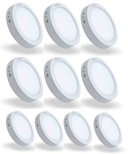Hybrix LED Wall/Ceiling Surface Light (6 Watt) Down Light, Warm White Light Color Surface Ceiling Light Ceiling Lamp
