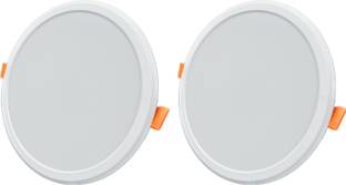 ASTER LITE 8-Watt Slim Round LED Panel Light/Ceiling Light (Cool White, Pack of 2) Recessed Ceiling Light Ceiling Lamp