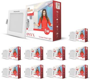 MURPHY LED 5W TRIMLESS Square (Cool White, Pack of 10) Recessed Ceiling Light Ceiling Lamp