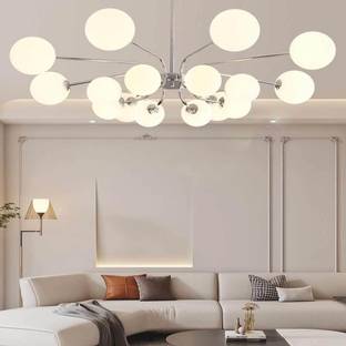 Baslash Modern 16-Light Ceiling Pendant Light Antique Chrom jhumar(Bulb Not Included) Chandelier Ceiling Lamp