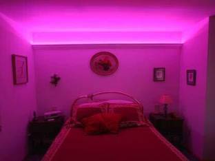 Hybrix 2835 Ultra Bright LED False Ceiling Cove Light (6 Mtr) With Adapter, Pink Color Ceiling Light Ceiling Lamp