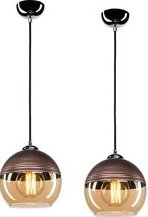 MSM Celling Light For Home, Café, Rastaurant Chandelier Ceiling Lamp(Pack of 2) Chandelier Ceiling Lamp