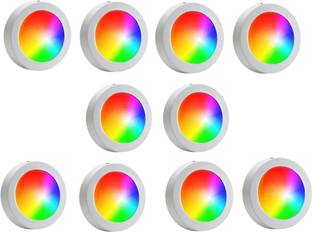 MVL 9W 7 in 1 surface panel LED Light Multicolor Led Pack of 10 Ceiling Light Ceiling Lamp
