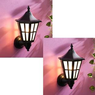 Areezo Modern Waterproof Garden, Gate Lamp for Home Decor Bulb Not Incl.(Pack of 2) Pendant Lamp Ceiling Lamp