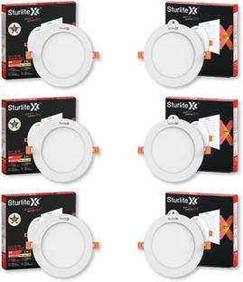 Sturlite Eco LYF 8W (3 in1) Round LED Downlight - (Pack of 6) Ceiling Light Ceiling Lamp