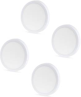 D'Mak 15 Watt Round LED Surface Mounted Panel Light, Cool White Mounted Panel Cool White Pack Of 04 Ceiling Light Ceiling Lamp