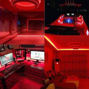 Hybrix LED Cove Light (04 Mtr) Waterproof Strip Light (120 LED Per Mtr) RED Recessed Ceiling Light Ceiling Lamp