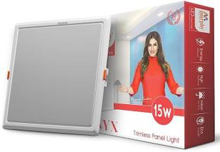 MURPHY LED 15W TRIMLESS Square (Cool White, Pack of 1) Recessed Ceiling Lamp