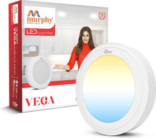 MURPHY 10W Vega 3-In-1 Led Panel (Cool White/Warm White/Natural White, Pack Of 1) Ceiling Light Ceiling Lamp