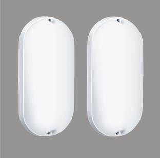 Hybrix LED Outdoor Oval Shape Waterproof Wall/Ceiling Light (9 WATT) Cool White Light, Recessed Ceiling Light Ceiling Lamp