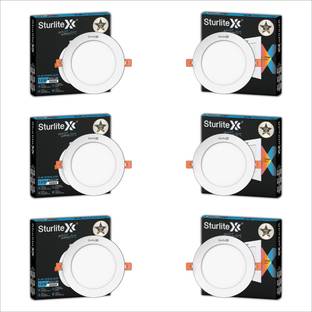 Sturlite Eco LYF 15W Round LED Downlight - (Pack of 6) Ceiling Light Ceiling Lamp