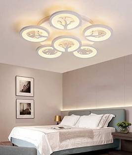 Blissbells Dimmable Ceiling Fan Lamp With Remote Control Modern BedrooM Chandelier Ceiling Lamp