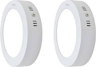 MVL MVL 6W CBL Round Surface Down Light (Pack of 2, White) Ceiling Light Ceiling Lamp