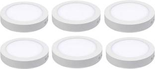 MVL 15 Watt Decorative LED Round Surface Panel Light Pack Of 6 Chandelier Ceiling Lamp