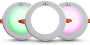 MURPHY 7W Comet 3-in-1 Round LED Conceal Panel Light (Cool White/Green/Pink) –Pack of 2 Ceiling Light Ceiling Lamp