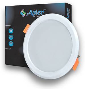 ASTER LITE 8W Neutral White (4000K) Slim Round LED Panel Light/Ceiling Light (Pack of 1) Recessed Ceiling Light Ceiling Lamp