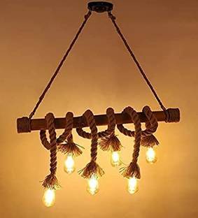 KINIS KIN-6 LIGHT BAMBOO Jhoomar Hanging Light/ Ceiling Light to Decor your Home Chandelier Ceiling Lamp