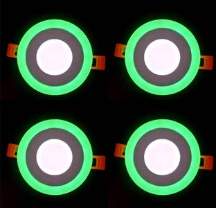 Hybrix LED Panel Light 6 Watt(3+3) Fan Box Concealed Light, 3D Recessed Ceiling Light Ceiling Lamp